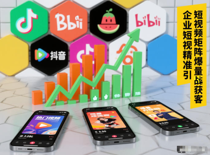 企业短视频精准引流矩阵获客，短视频矩阵爆量战法-AI学习资源网