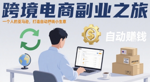 跨境电商副业之旅，一个人的亚马逊，打造自动賺钱小生意-AI学习资源网