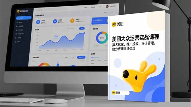 美团大众运营实战课程,排名优化、推广投放、评价管理,助力店铺业绩倍增-AI学习资源网