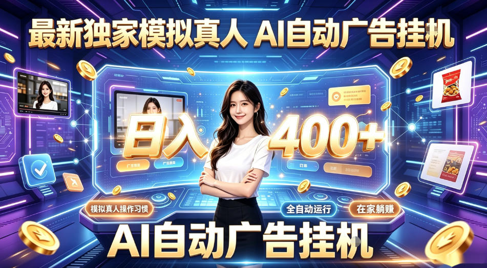 最新独家模拟真人，AI自动挂号挂G，日入400+，全程全自动运行，无需人工【揭秘】-AI学习资源网