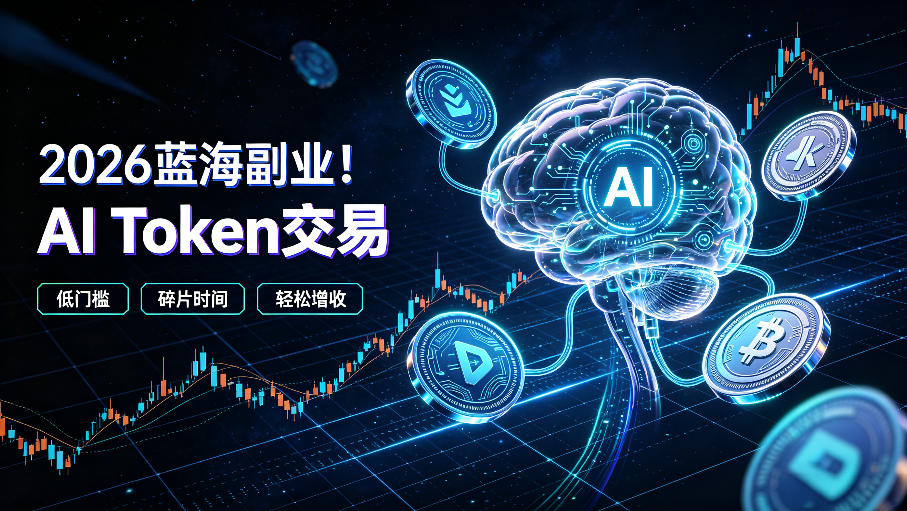 2026全新风口副业|AI智能Token交易,空闲时间轻松 賺 收益,无需全天盯盘【揭秘】-AI学习资源网