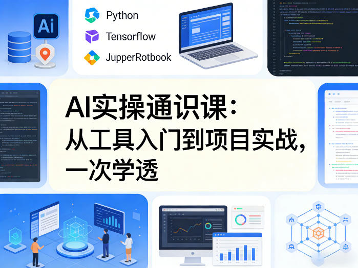 AI实操通识课，从工具入门到项目实战，一次学透-AI学习资源网