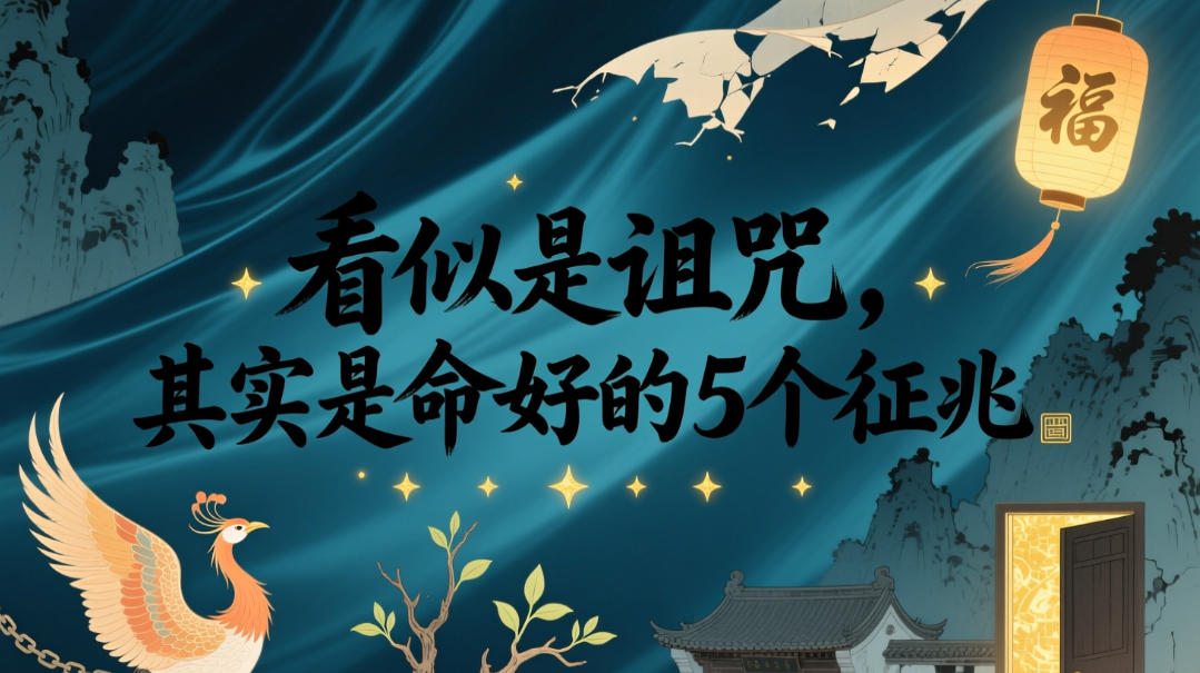 付费文章：看似是诅咒，其实是命好的5个征兆-AI学习资源网