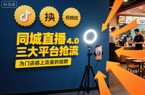 同城直播实操班4.0，三大平台抢流，为门店插上流量的翅膀-AI学习资源网