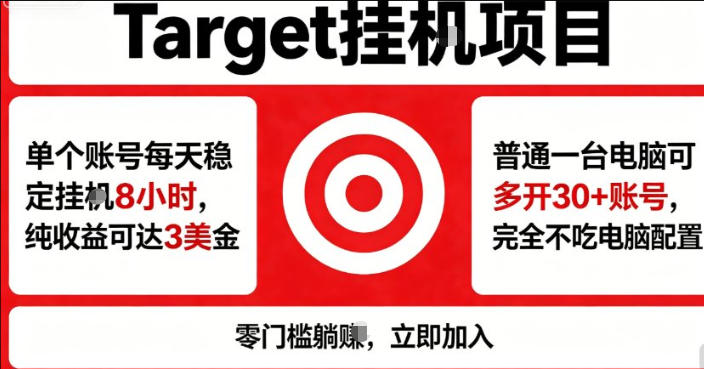 海外平台Target商品浏览曝光，24小时运行无需人工值守，日收益100美刀+电脑可多开【揭秘】-AI学习资源网