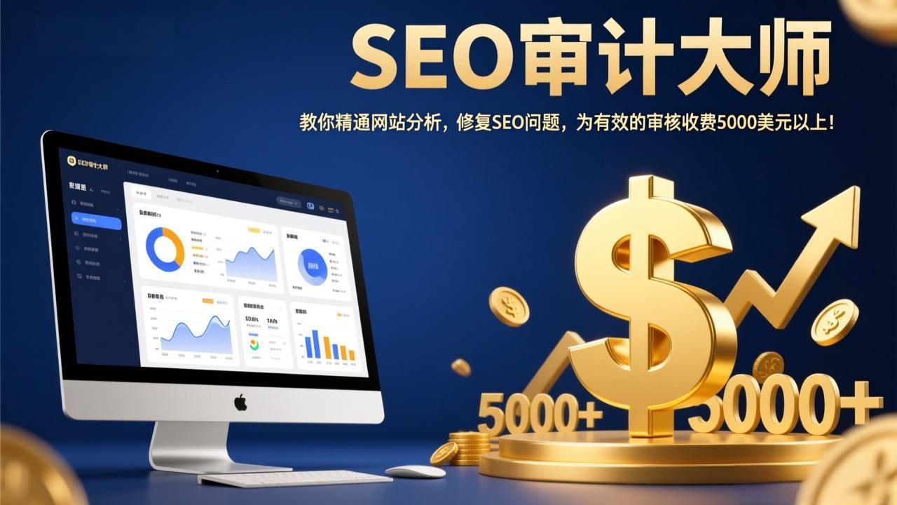 SEO审计大师：教你精通网站分析，修复SEO问题，为有效的审核收费5000美元以上！-AI学习资源网