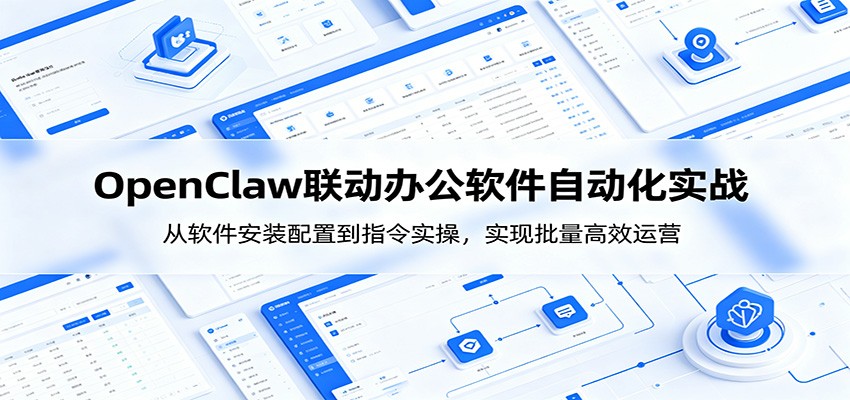 OpenClaw自动化实操课：从软件安装配置到指令实操，实现批量高效运营-AI学习资源网