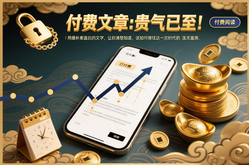 付费文章：贵气已至！用最朴素直白的文字，让你清楚知道，该如何接住这一次时代的泼天富贵-AI学习资源网