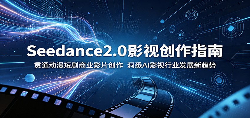 Seedance2.0影视创作指南：贯通动漫短剧商业影片创作，洞悉AI影视行业发展新趋势-AI学习资源网