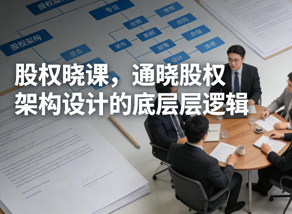 股权晓课，通晓股权架构设计的底层逻辑-AI学习资源网