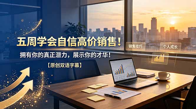 五周学会自信高价销售！拥有你的真正潜力，展示你的才华！【原创双语字幕】-AI学习资源网