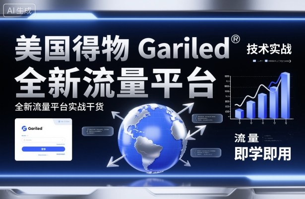 美国得物Gariled技术实战，全新流量平台实战干货，即学即用-AI学习资源网