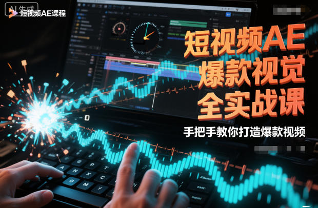 短视频AE爆款视觉全实战课，手把手教你打造爆款视频-AI学习资源网