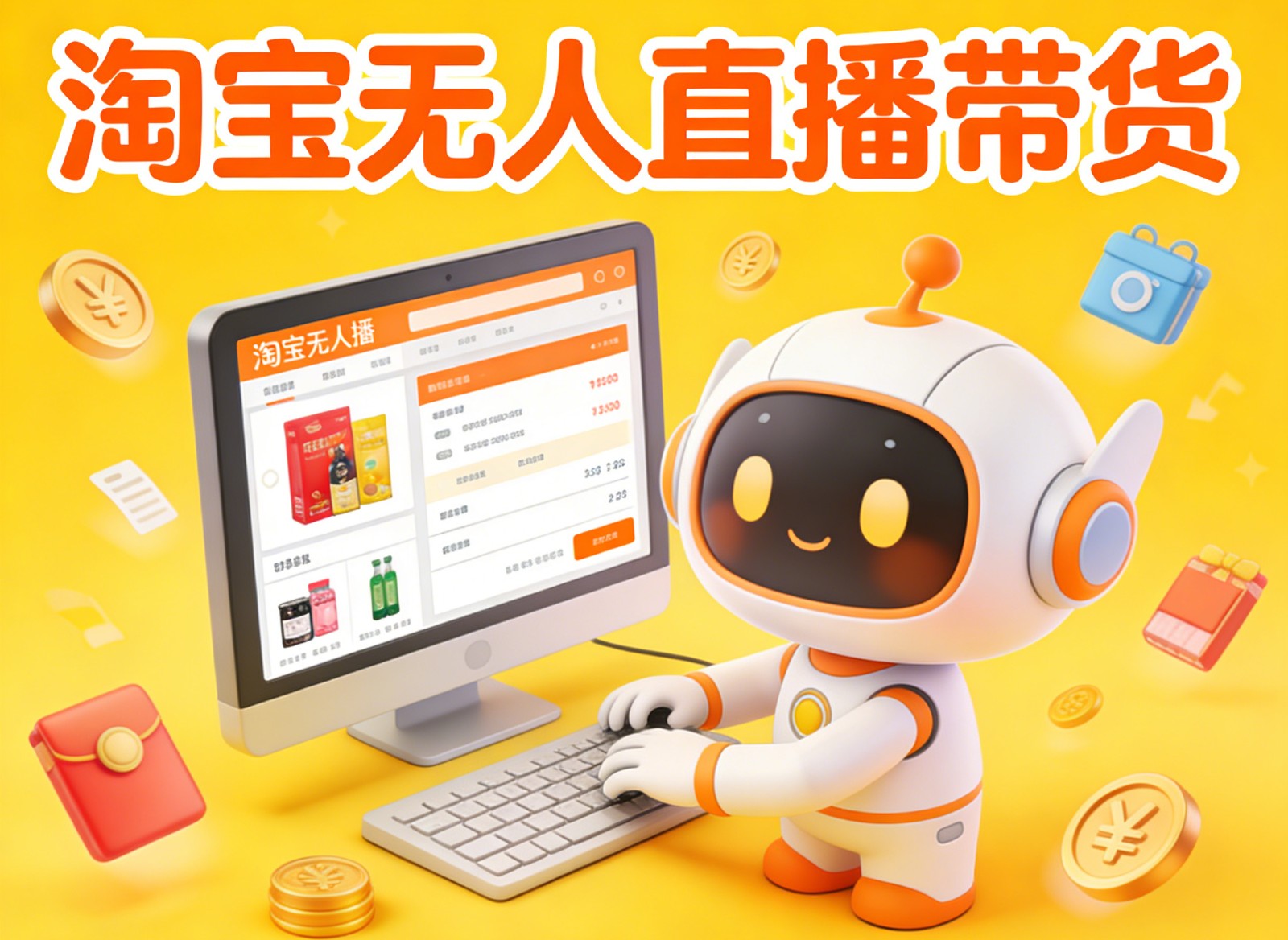 淘宝无人直播带货，24小时自动卖货，月佣金1W+，不违规不封号，不用露脸-AI学习资源网