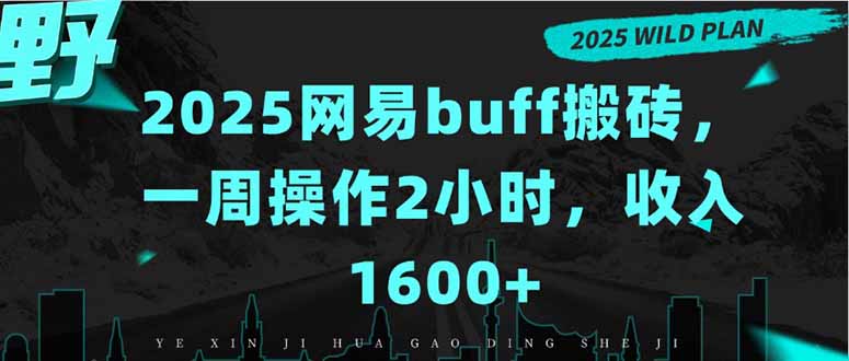 2025网易buff搬砖，一周操作2小时，收入1600+-AI学习资源网