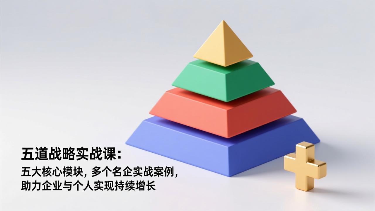 五道战略实战课：五大核心模块，多个名企实战案例，助力企业与个人实现持续增长-AI学习资源网
