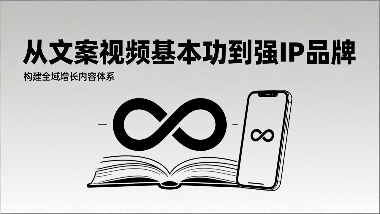 2026内容获客系统课：从文案视频基本功到强IP品牌，构建全域增长内容体系-AI学习资源网