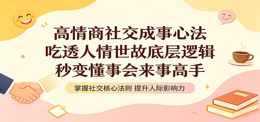高情商社交成事心法：吃透人情世故底层逻辑，秒变懂事会来事高手-AI学习资源网