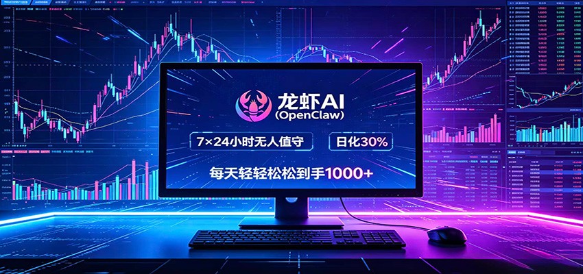 龙虾AI(OpenClaw)全自动挂机,智能操控电脑高效执行任务,每天轻松到手四位数-AI学习资源网