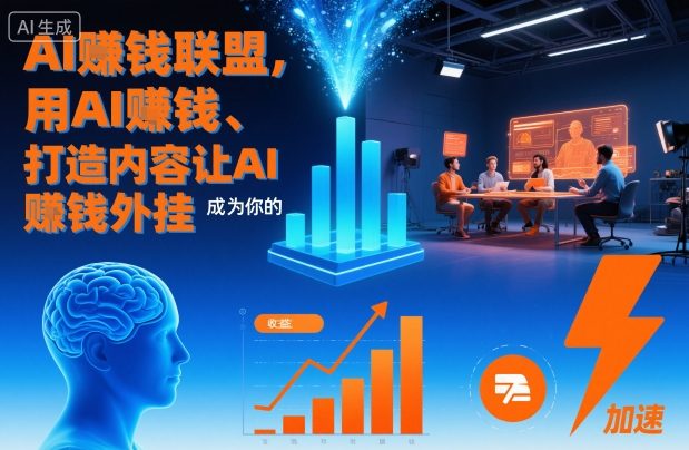AI賺钱联盟，用AI賺钱、打造内容让AI成为你的賺钱外挂-AI学习资源网