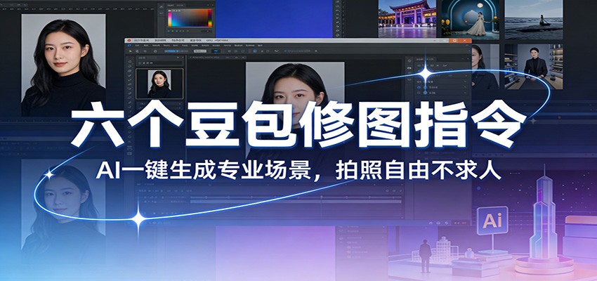 六个豆包修图指令:AI 一键生成专业场景,拍照自由不求人-AI学习资源网