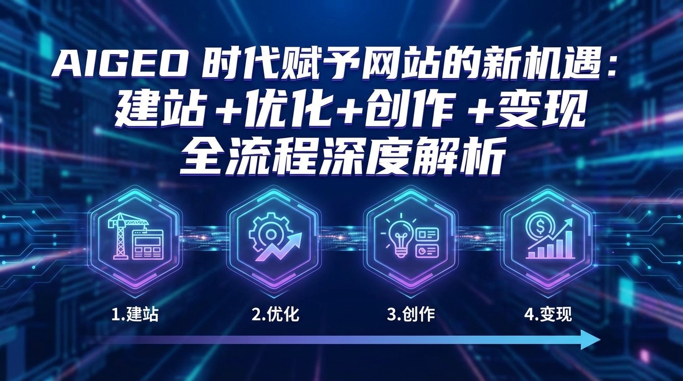 AIGEO+时代赋予网站的新机遇：建站+优化+创作+变现+全流程深度解析-AI学习资源网