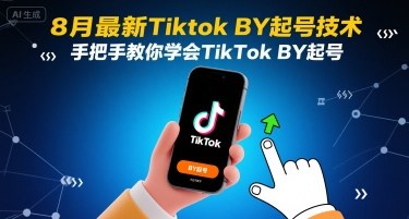 8月最新Tiktok搬运起号技术，手把手教你学会TikTok搬运起号-AI学习资源网