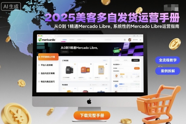 2025美客多自发货运营手册：从0到1精通Mercado Libre，系统性的Mercado Libre运营指南-AI学习资源网