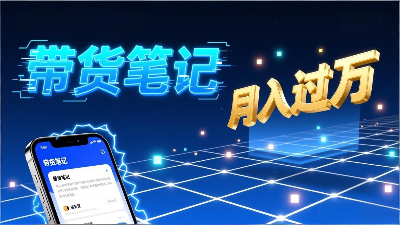 小红书爆款笔记带货实战：拆解封面标题正文全要素，手把手教你单篇笔记带货月入过万-AI学习资源网