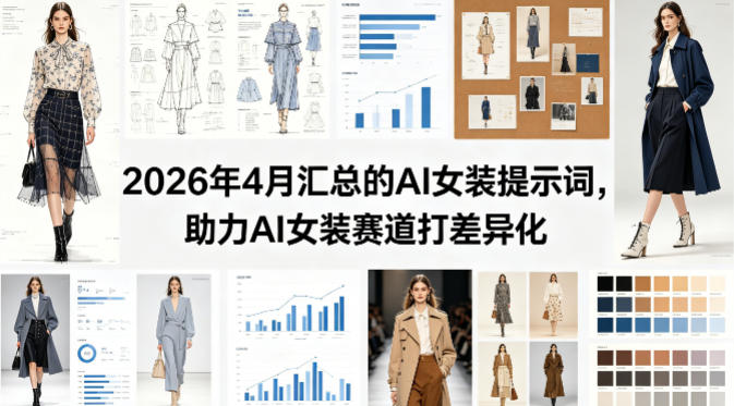 2026年4月汇总的AI女装提示词，助力AI女装赛道打差异化-AI学习资源网