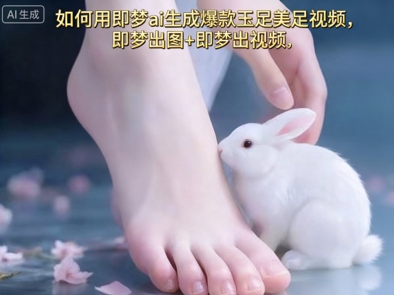 如何用即梦ai生成爆款玉足美足视频，即梦出图+即梦出视频，快速涨粉-AI学习资源网