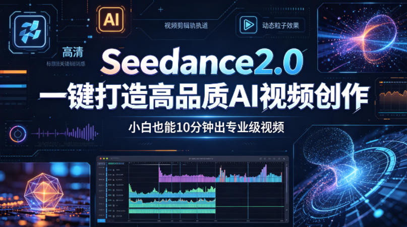 Seedance2.0一键打造高品质AI视频创作，小白也能10分钟出专业级视频-AI学习资源网
