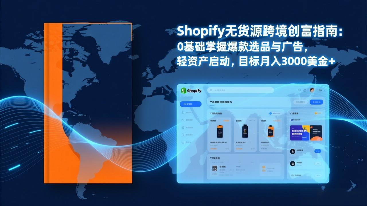 Shopify爆款打法实战：从选品到广告投放，复制爆款模型，驱动独立站月销售额破万刀-AI学习资源网