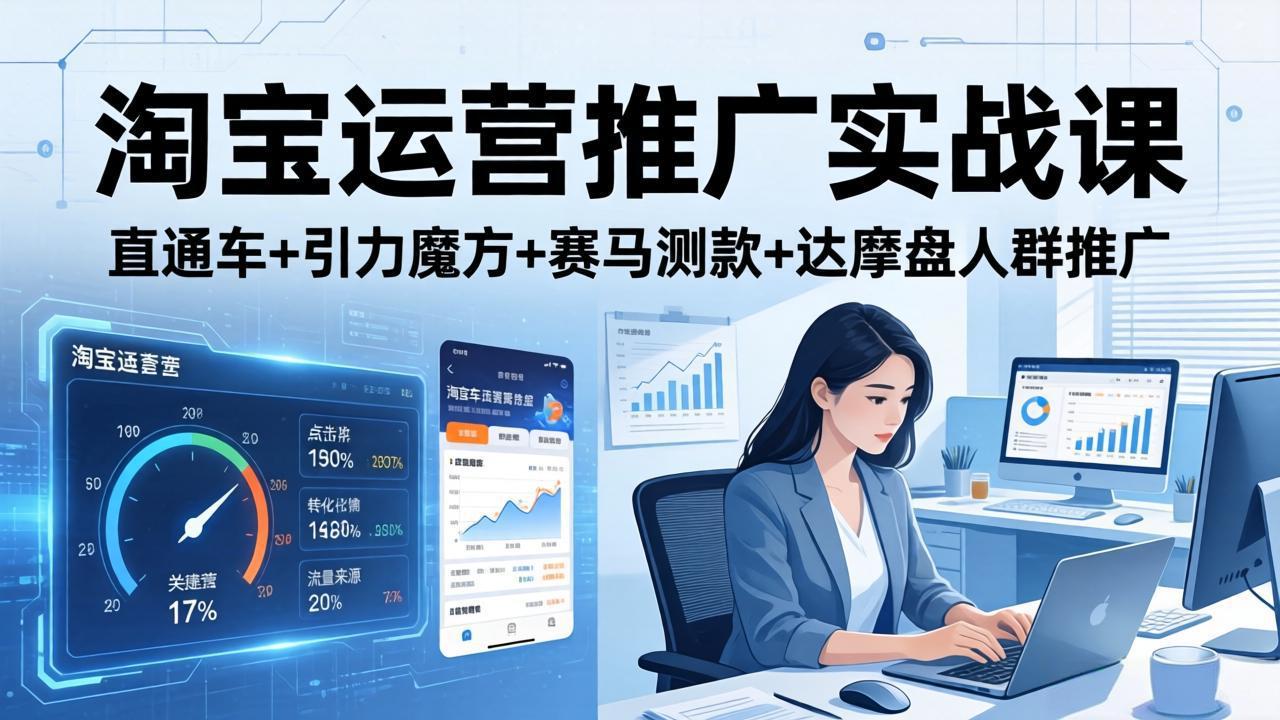 淘宝运营推广实战课(更新26年3月-AI学习资源网