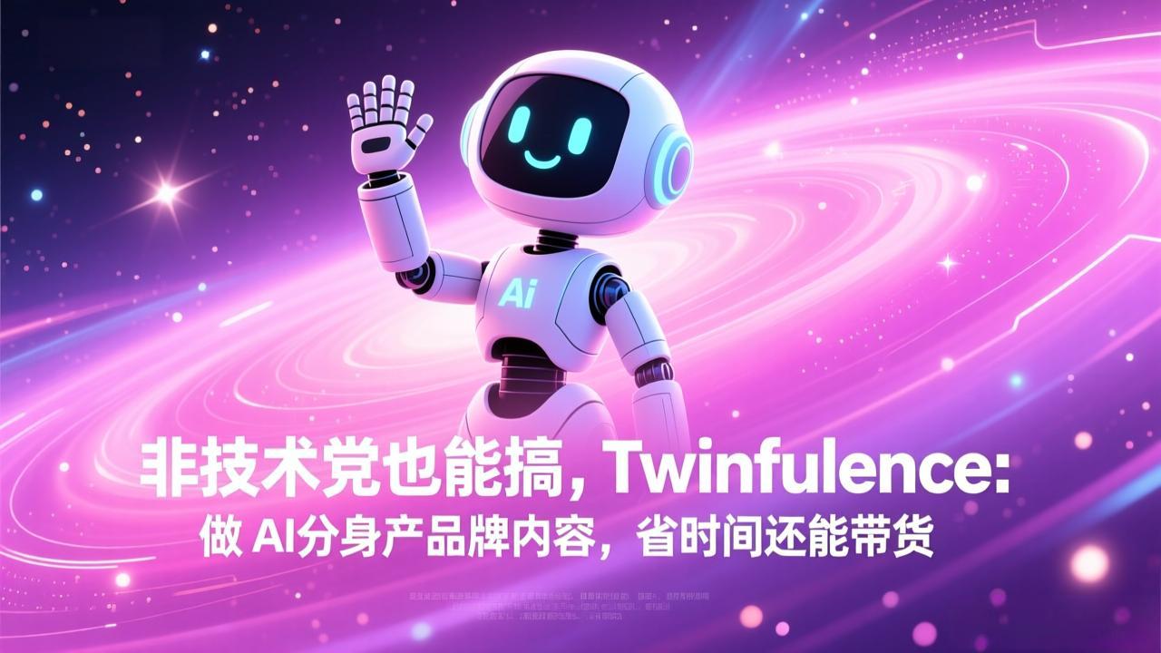 非技术党也能搞!Twinfluence:做 AI 分身产品牌内容,省时间还能带货-AI学习资源网