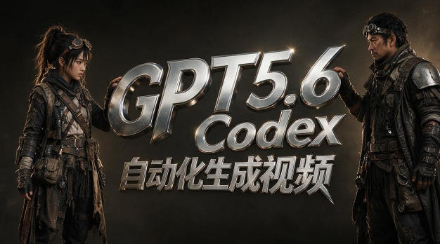 GPT5.6+Codex自动化生成视频全流程实战，从提示词设计、角色设定、封面海报，到视频生成思路与自动化工作流-AI学习资源网