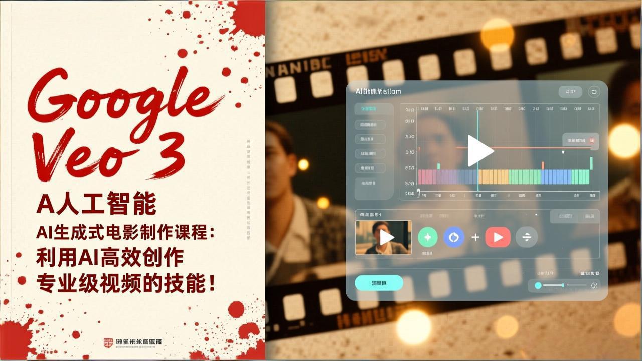 Google Veo 3人工智能AI生成式电影制作课程：利用AI高效创作专业级视频的技能！-AI学习资源网