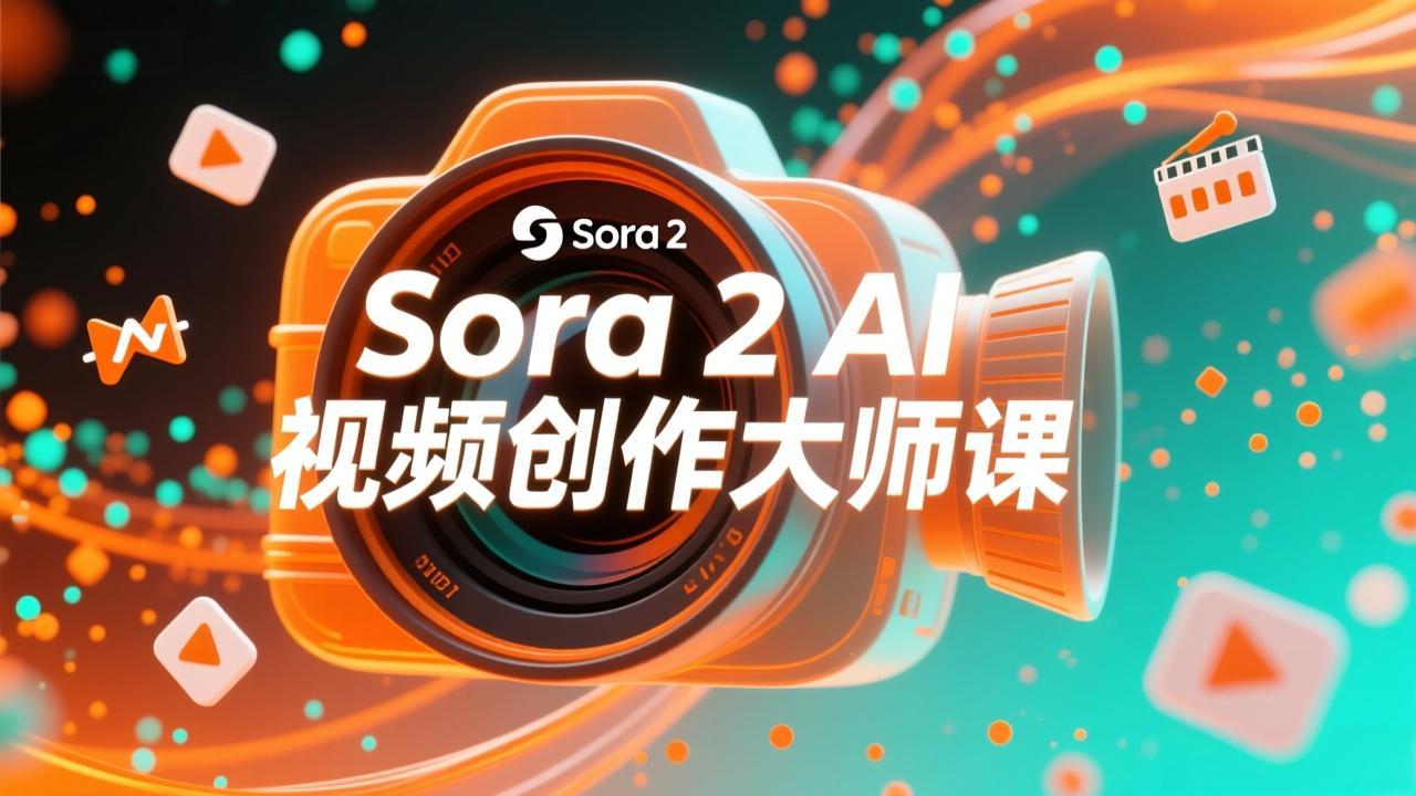 如何利用Sora 2创建流行AI人工智能视频大师班教程：掌握创作全流程，产出百万播放内容-AI学习资源网