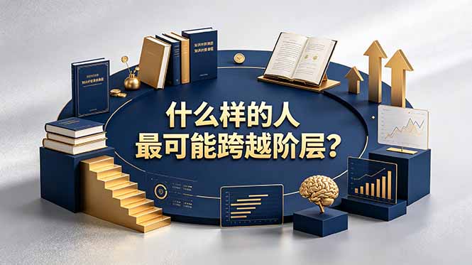 付费文章：什么样的人最可能跨越阶层？具备这五种特质，普通人也能顺利跨越阶层-AI学习资源网