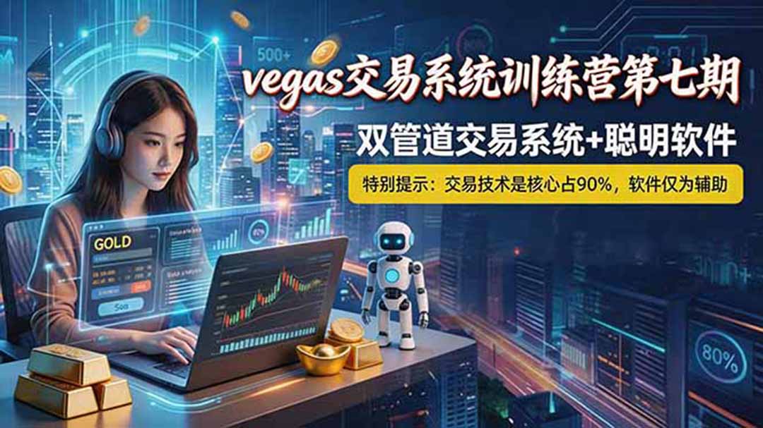 【海外美金AI搬砖】Vegas交易技术+聪明软件， 黄金期货日赚50-1000U， 长期稳定，小白轻松上手-AI学习资源网
