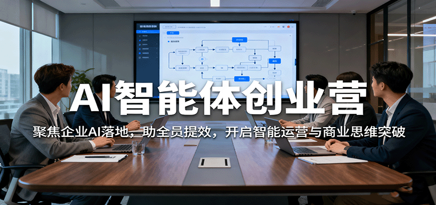 AI智能体创业营：聚焦企业AI落地，助全员提效，开启智能运营与商业思维突破-AI学习资源网