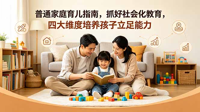 付费文章：普通家庭育儿指南，抓好社会化教育，四大维度培养孩子立足能力-AI学习资源网