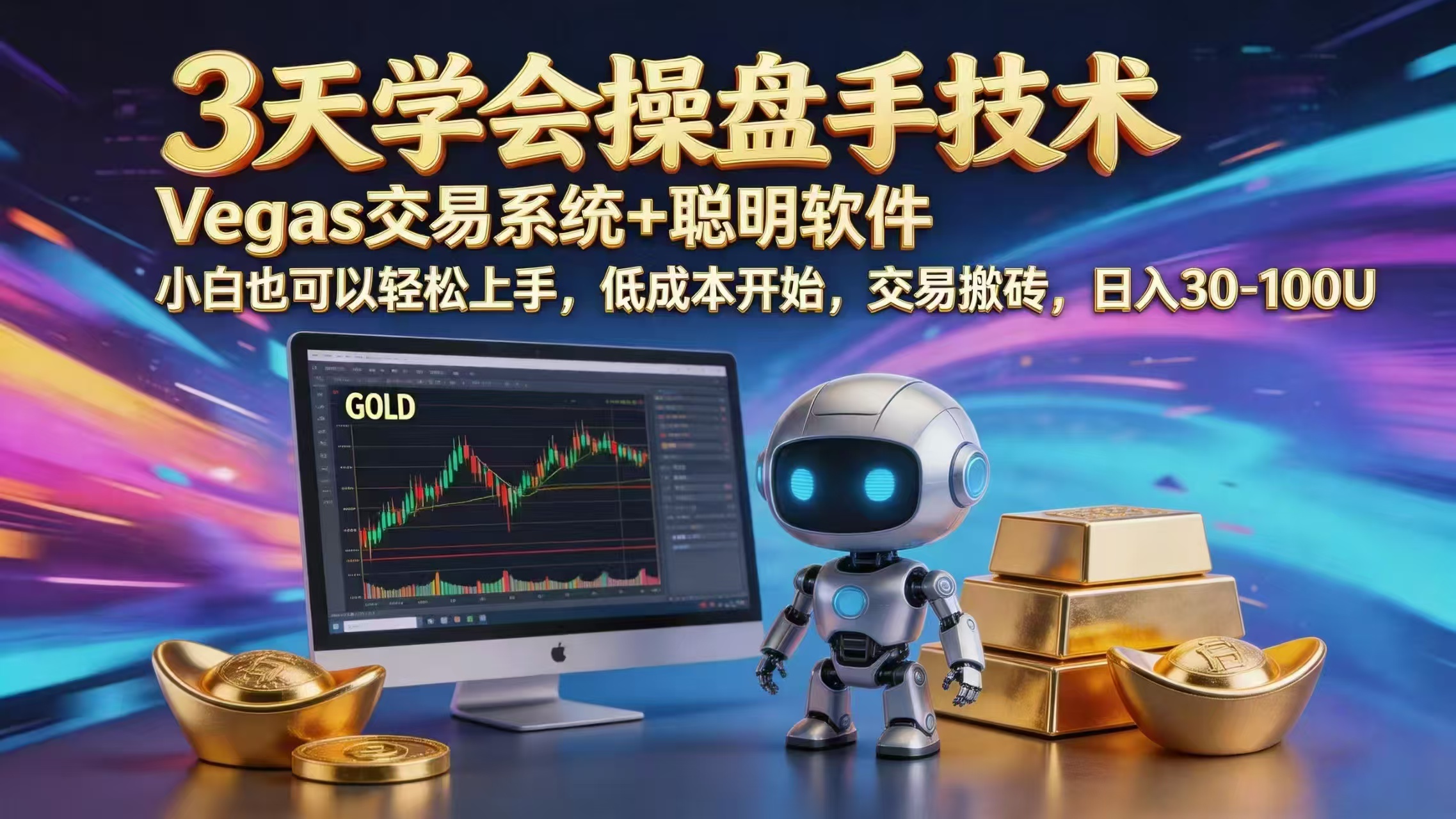 三天学会操盘手技术，vegas技术+聪明软件，小白也可以轻松上手，日入1000+-AI学习资源网