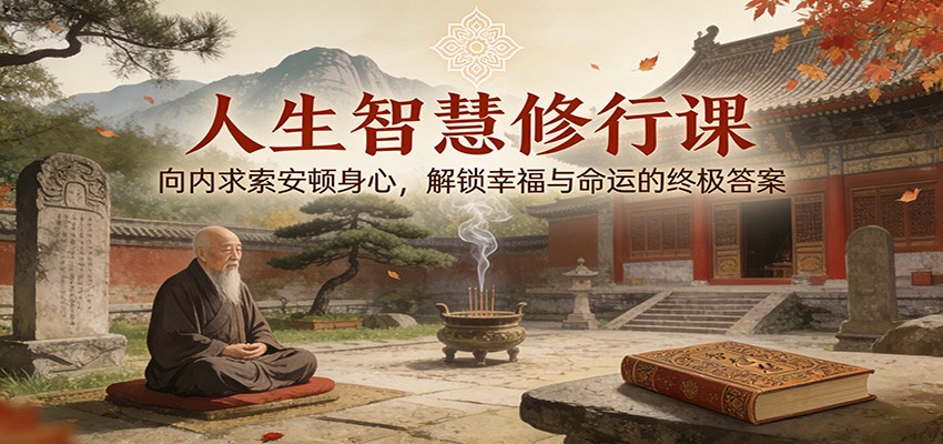人生智慧修行课：向内求索安顿身心，解锁幸福与命运的终极答案-AI学习资源网