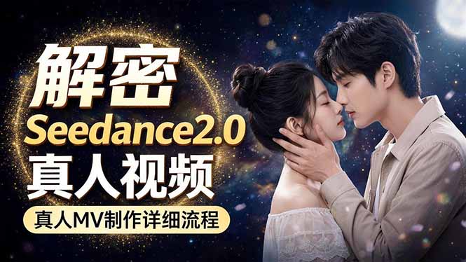 Seedance 2.0电影级真人 MV全流程拆解：提示词、运镜、粒子特效，手把手实操-AI学习资源网