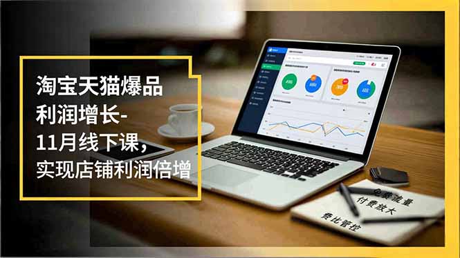 淘宝天猫爆品利润增长-11月线下课,免费流量、付费放大、费比管控,实现店铺利润倍增-AI学习资源网