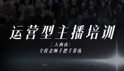 婉婉运营型主播培训线下课，主播四大能力，十小时线下录像+字幕，内容比线上课干-AI学习资源网