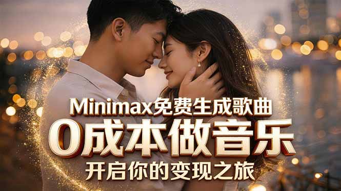Minimax免费生成歌曲实测！0成本做音乐，说唱流行Lofi一键生成-AI学习资源网