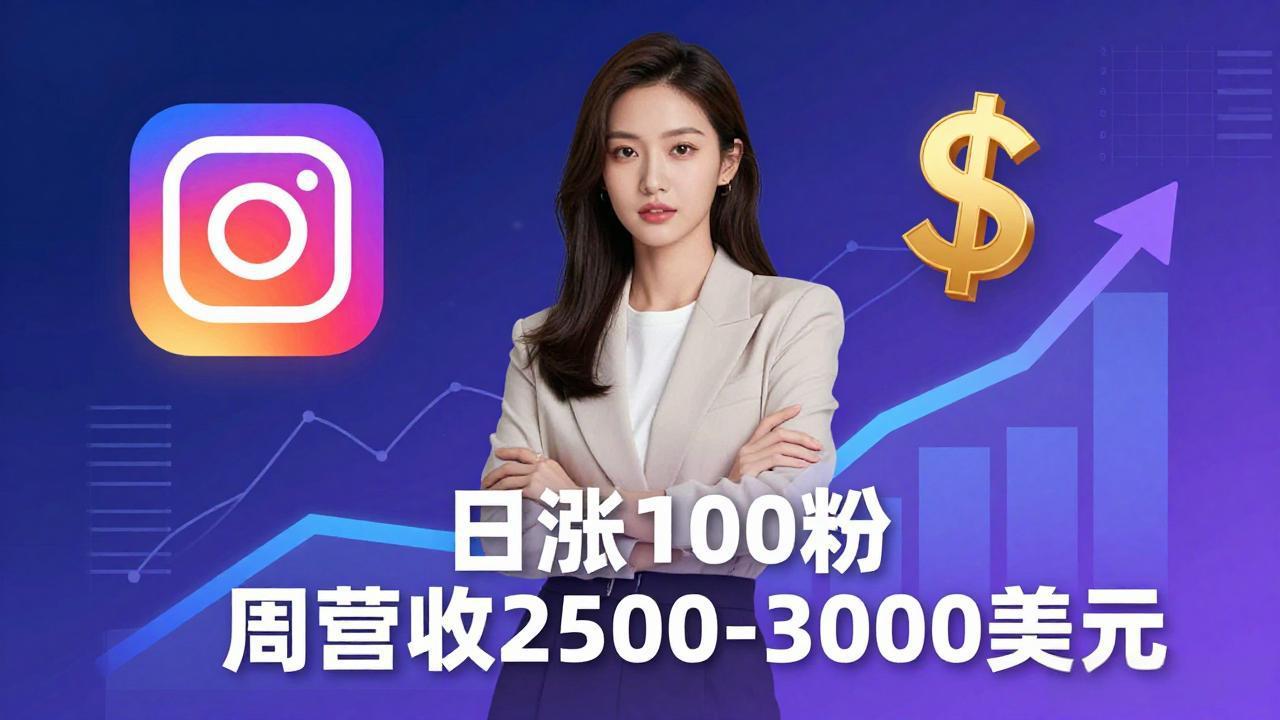 想做数字产品？Sheri亲授：日涨100粉、每周2500至3000美元的营收，Instagram躺着赚-AI学习资源网