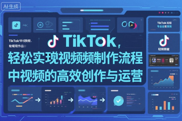 TikTok中视频制做流程，轻松实现Tk中视频的高效创作与运营-AI学习资源网